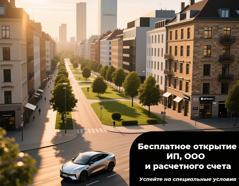 Бесплатное открытие ИП, ООО и счёта в Краснодар до конца месяца Специальное предложение: бесплатное открытие бизнеса в Краснодаре